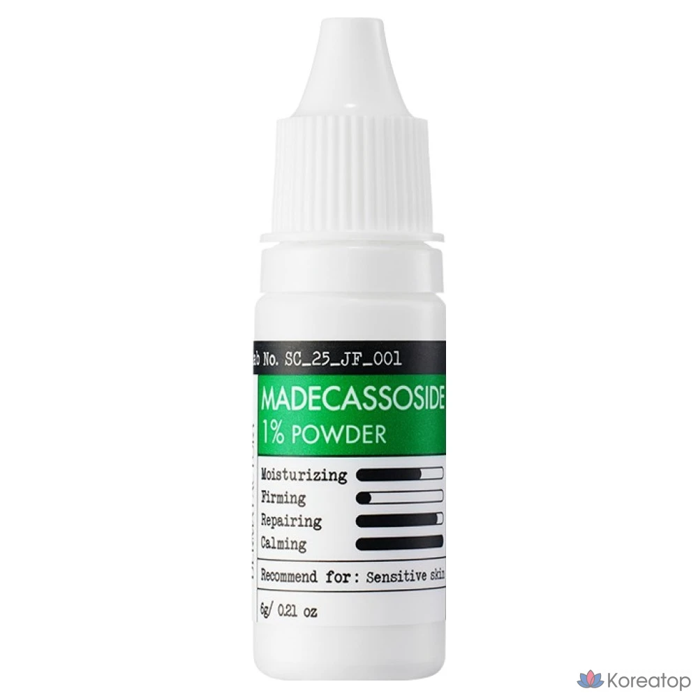 Пудра Derma Factory Madecassoside 1% Powder, 6 г, 1 шт.