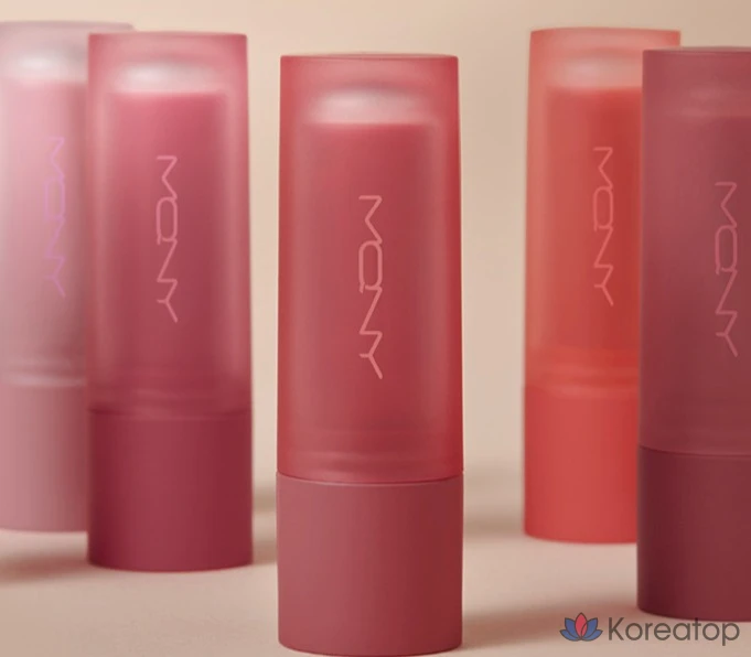 Матовая помада Mqny Powder Matte Lipstick, оттенок 04 Peach Fog, 1 шт., фото 5