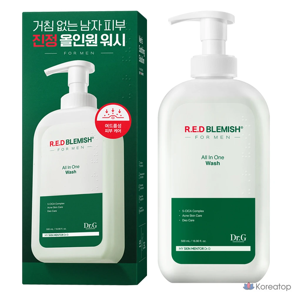 Гель для душа Dr. G Red Blemish For Men All-in-One Body Wash, 500 мл, 1 шт.
