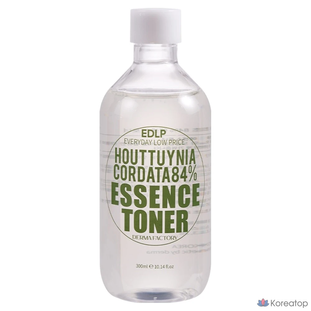 Тонер Derma Factory EDLP Houttuynia Cordata Essence Toner, 300 мл, 1 шт.