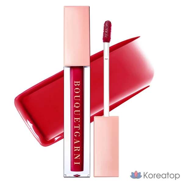 Тинт для губ Bouquet garni Glam Dew Lip Tint, оттенок 08 Red Sangria, 3.5 г, 1 шт.