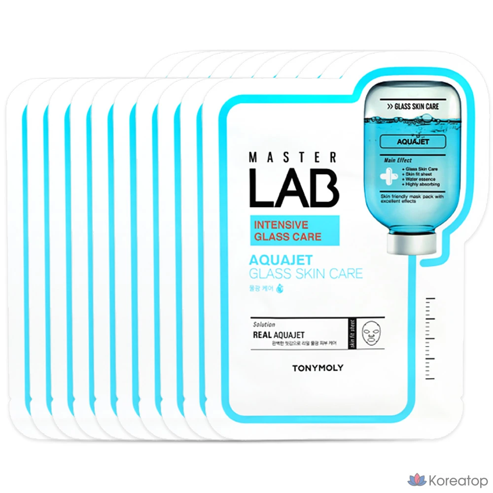 Тканевая маска для лица Tony Moly Master Lab Aqua Jet Mask Sheet, 10 шт.