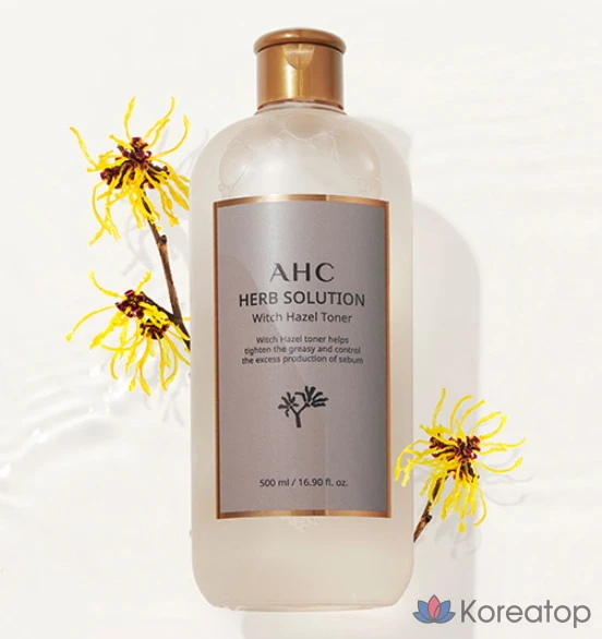 Тонер AHC Herb Solution Witch Hazel Toner, 500 мл, 1 шт.