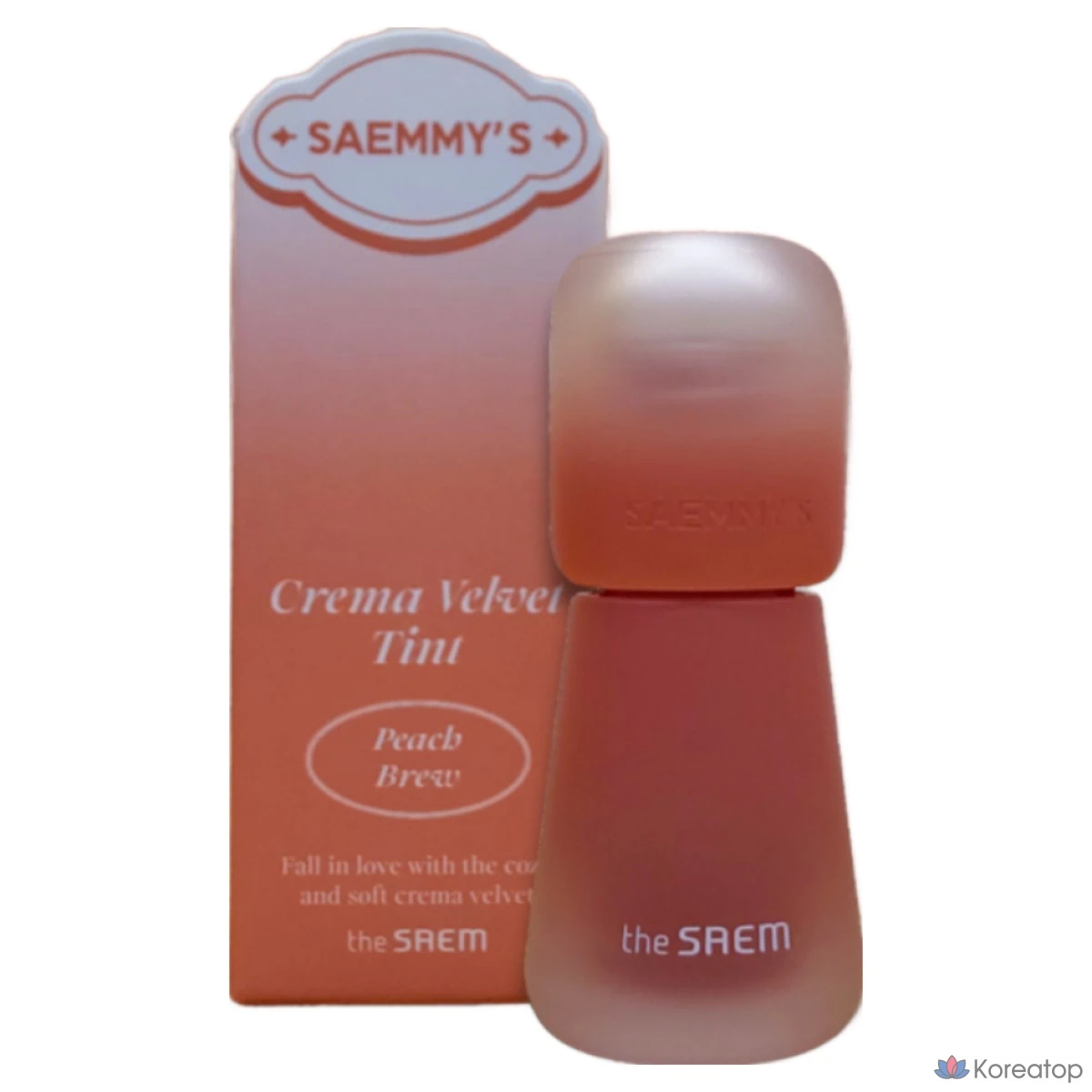 Тинт для губ The Saem Saem's Creama Velvet Tint, оттенок 03 Peach Brew, 1 шт.
