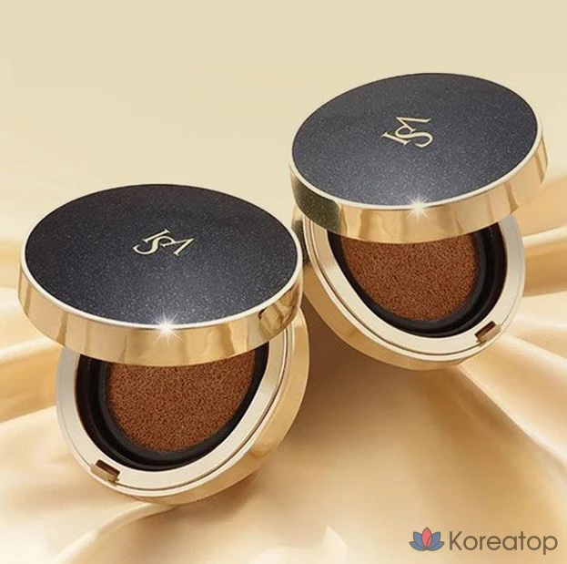 Кушон Isa Knox Age Focus Phyto-Retinol Extreme Cover Cushion Set (Cushion + Refill), оттенок 23, 15 г, 1 шт.