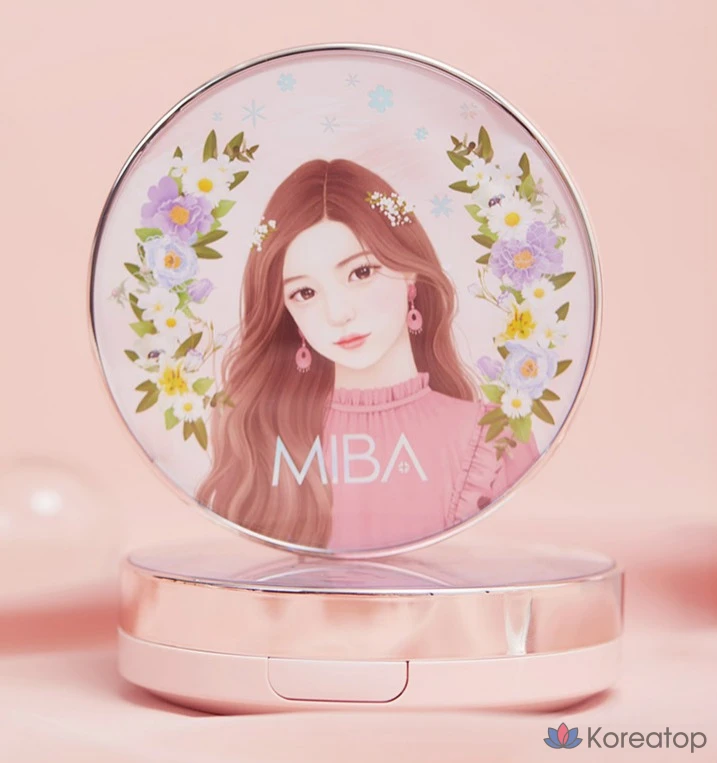 Кушон MIBA Ion Calcium Double Cushion Foundation RX, оттенок 21, 25 г, 2 шт.