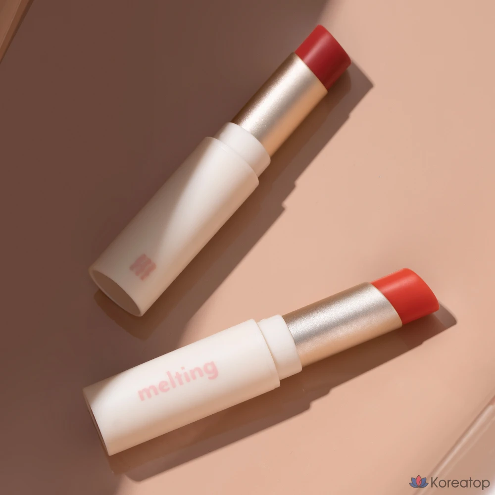 Бальзам для губ MERZY Glossy Melting Tinted Color Lip Balm, оттенок GL2 Tangerine Wish, 4 г, 1 шт.