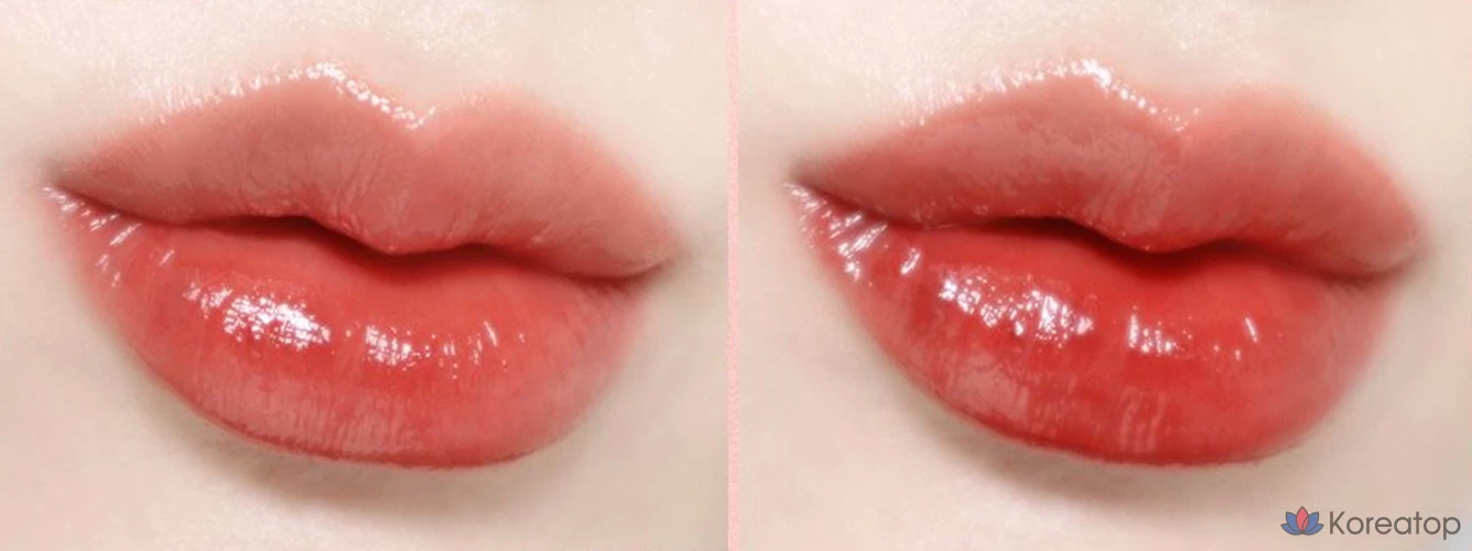 Тинт для губ Touch in Sol Vegan Again Juicy Glossy Lip Tint, оттенок Fresh Coral, 3.9 г, 1 шт., фото 2
