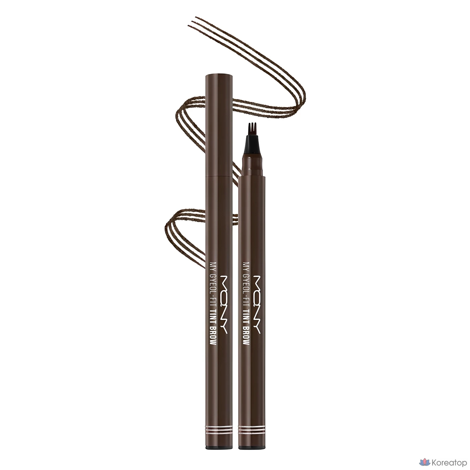 Тинт для бровей Mqny My Gel-fit Tint Brow, оттенок Grave Brown, 0.8 г, 1 шт.
