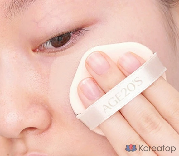 Кушон AGE 20's Signature Essence Cover Foundation Pact Master Moisture, оттенок 21, 14 г, 2 шт.