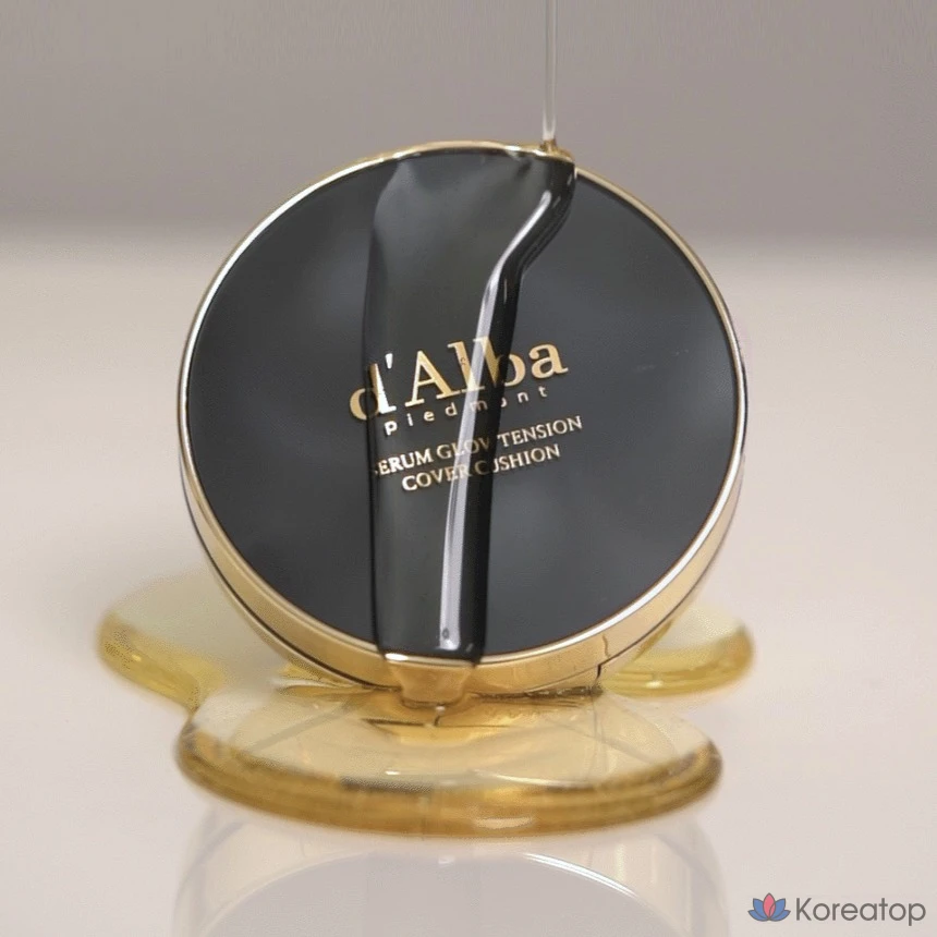 Кушон d'Alba Serum Glow Tension Cover Cushion, оттенок 23, 17 г + 17 г, 1 шт.