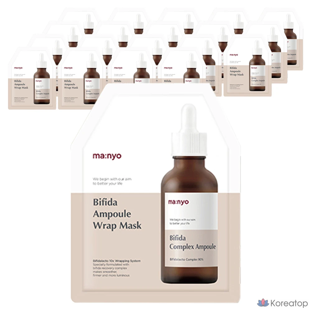 Тканевая маска для лица Manyo Bifida Ampoule Lab Mask, 20 шт.