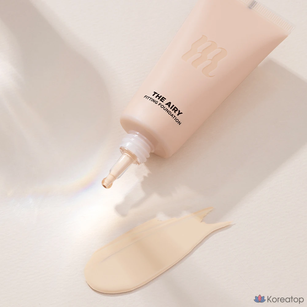 Тональная основа MERZY The Airy Fitting Foundation, оттенок AF1 Ivory, 30 мл, 1 шт., фото 7