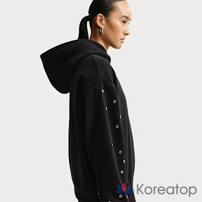 Худи женское Nike Studio Fleece Medium Weight Oversized Pullover Hoodie, фото 2