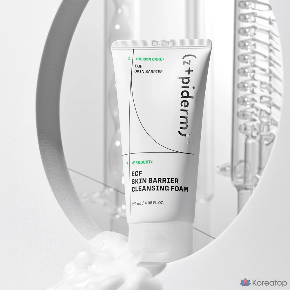 Очищающая пенка z+piderm EGF Skin Barrier Cleansing Foam, 120 мл, 1 шт.