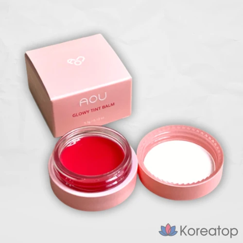 Тинт-бальзам для губ AOU Glowy Tint Balm, оттенок 01 Good Bam, 3.5 г, 1 шт.