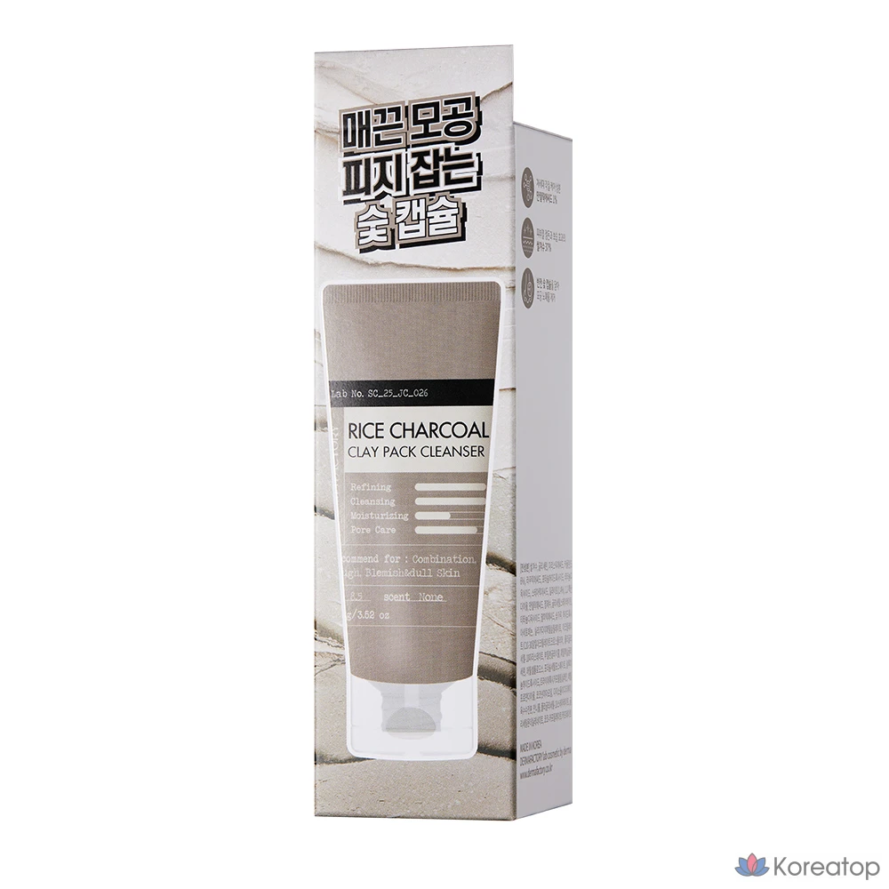 Глиняный пилинг-очищение Derma Factory Smooth Pore Clay Pack Cleanser, 100 г, 1 шт.