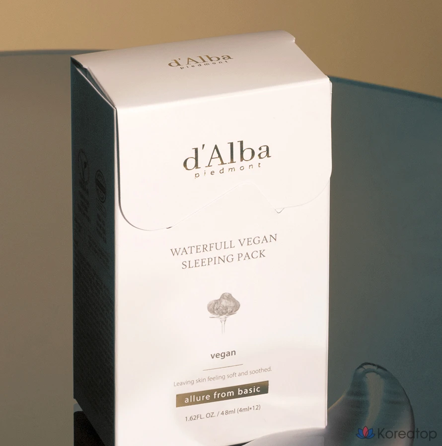 Набор для ухода d'Alba Waterful Sleeping Pack, 108 мл, 1 шт., фото 2