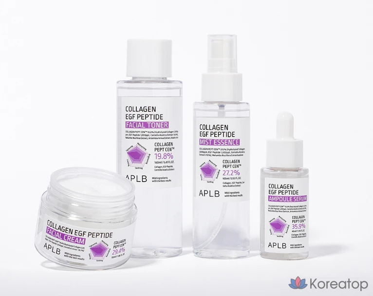 Ампульная сыворотка APLB Collagen EGF Peptide Ampoule Serum, 40 мл, 1 шт.