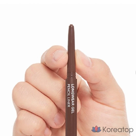 Подводка для глаз Missha Long Wear Gel Pencil Liner, оттенок Pecan Brown, 0.14 г, 1 шт.