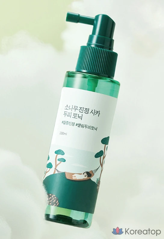Тоник для кожи головы Round Lab Pine Calming Cica Hair Tonic, 100 мл, 1 шт.