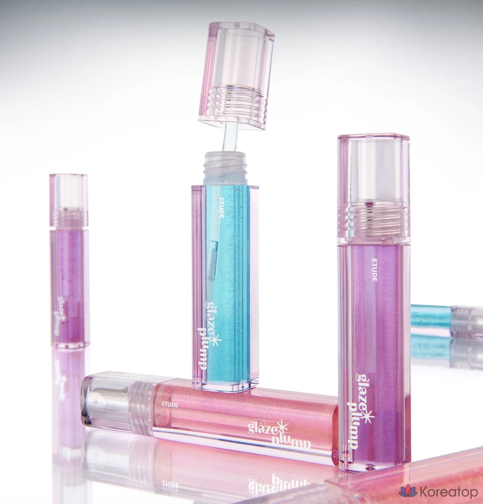 Блеск для губ Etude House Glaze Plump Gloss, оттенок 03 Aurora Pink, 4 г, 1 шт., фото 8