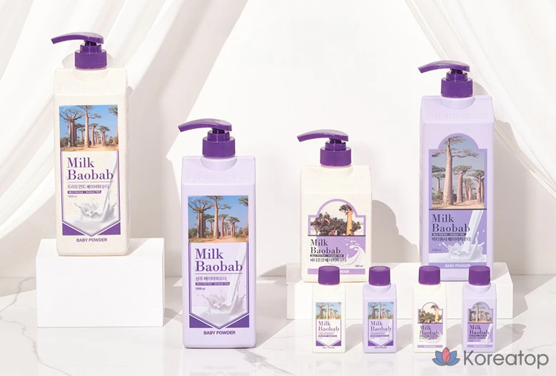 Лосьон для тела Milk Baobab Body Lotion, аромат Baby Powder, 500 мл, 1 шт., фото 5