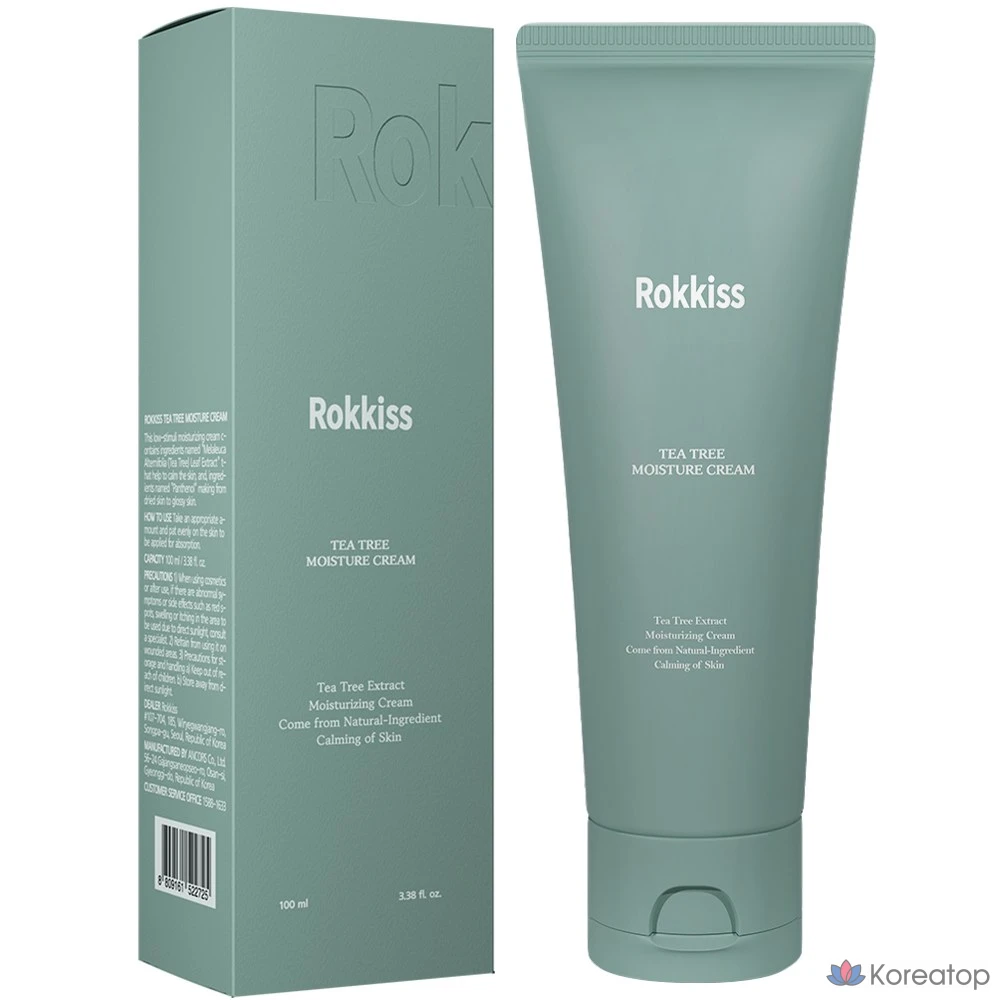 Увлажняющий крем Wonjin ROCKIS Tea Tree Moisture Cream, 100 мл, 1 шт.