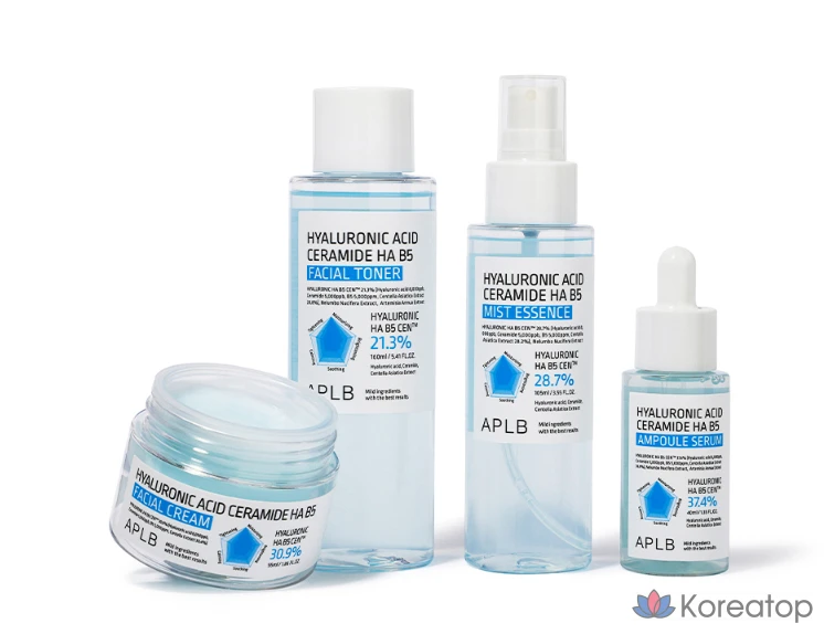 Ампульная сыворотка APLB Hyaluronic Acid Ceramide HA B5 Ampoule Serum, 40 мл, 1 шт.