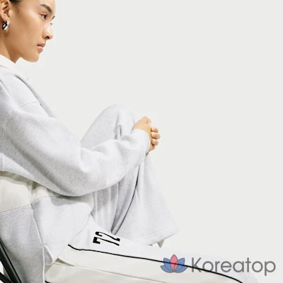 Брюки женские Nike Studio Fleece Medium Weight Mid-Rise Wide-Leg Pants, фото 4