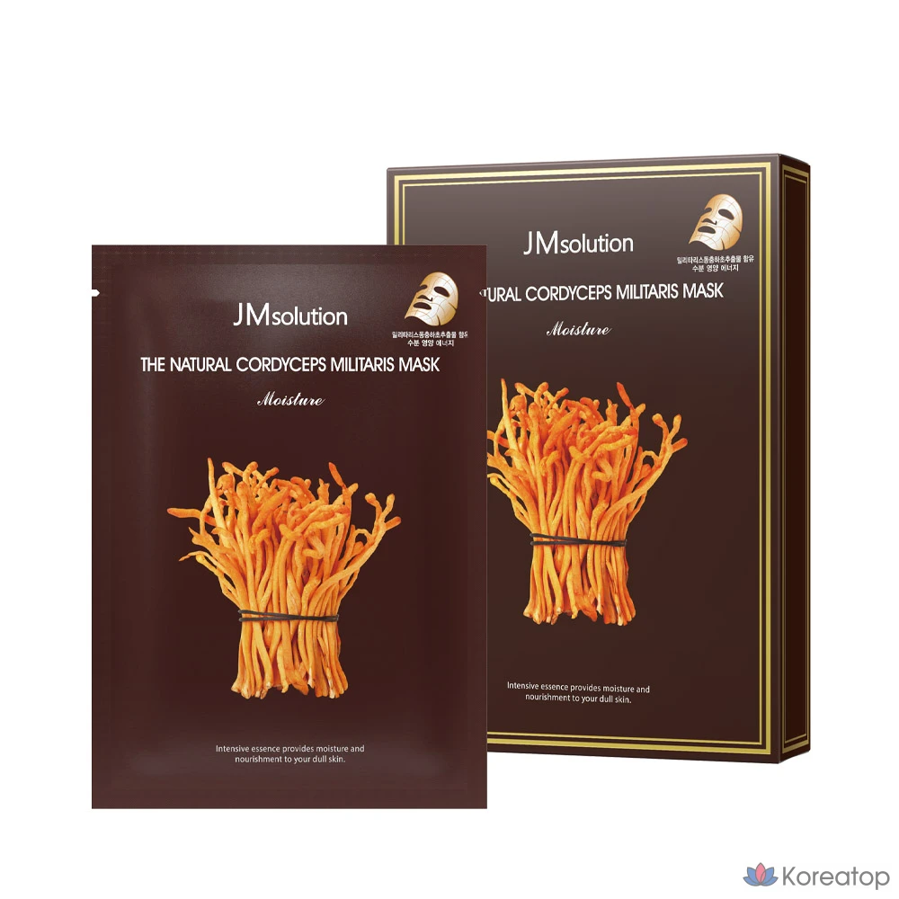 Тканевая маска для лица JM Solution The Natural Cordyceps Mask, 70 шт.