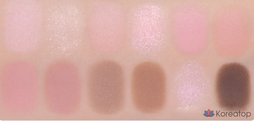 Палетка для век Espoir Eye Core Palette, оттенок 7 Pink Oat Latte, 1 шт., фото 9