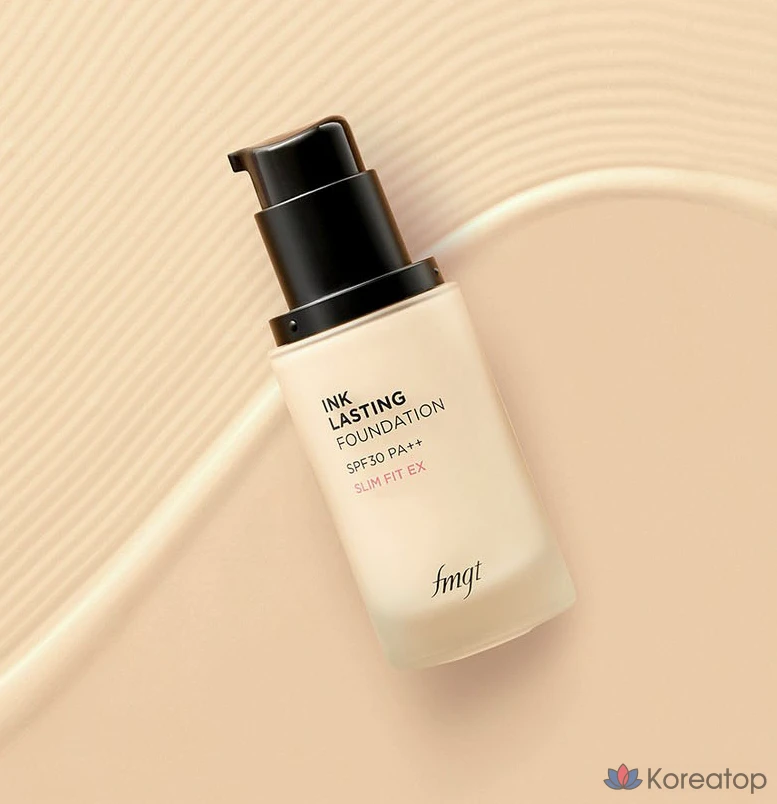 Фундация The Face Shop Ink Lasting Foundation Slim Fit EX, оттенок N203 Natural Beige, 30 мл, 1 шт., фото 3