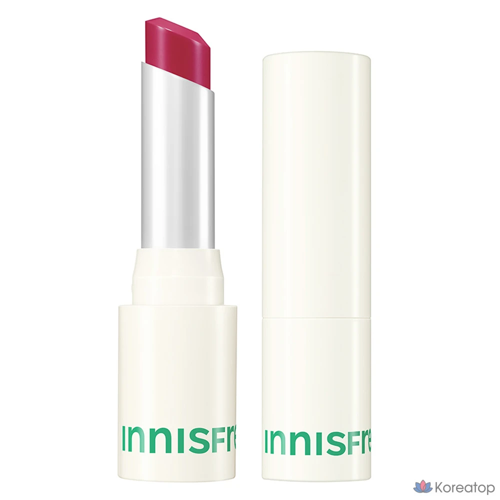 Помада для губ Innisfree Dewy Glowy Lipstick, оттенок 7 Raspberry Plum, 3.5 г, 1 шт.