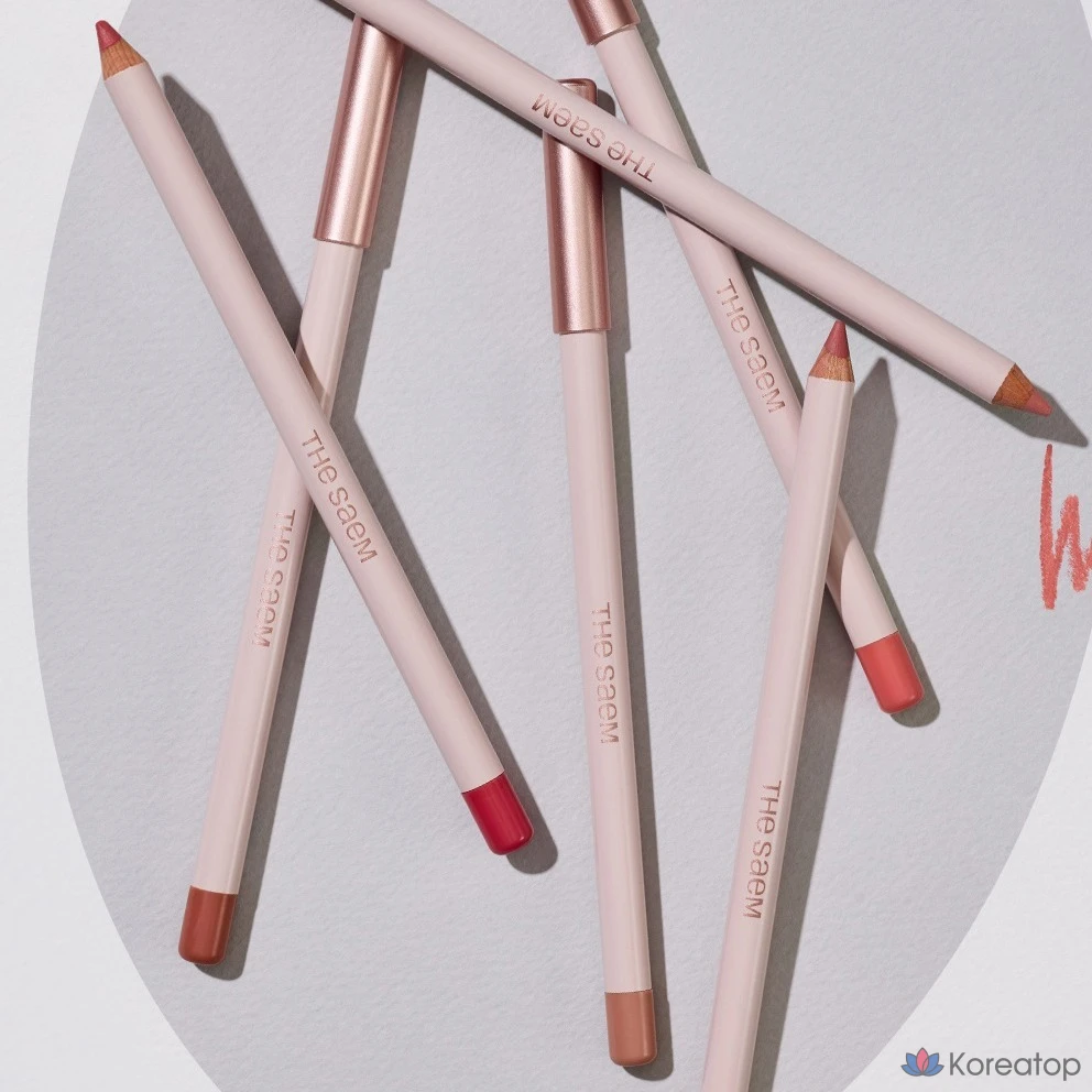Карандаш для губ The Saem Cover Perfection Lip Pencil, оттенок 01 Near, 2 г, 1 шт., фото 7