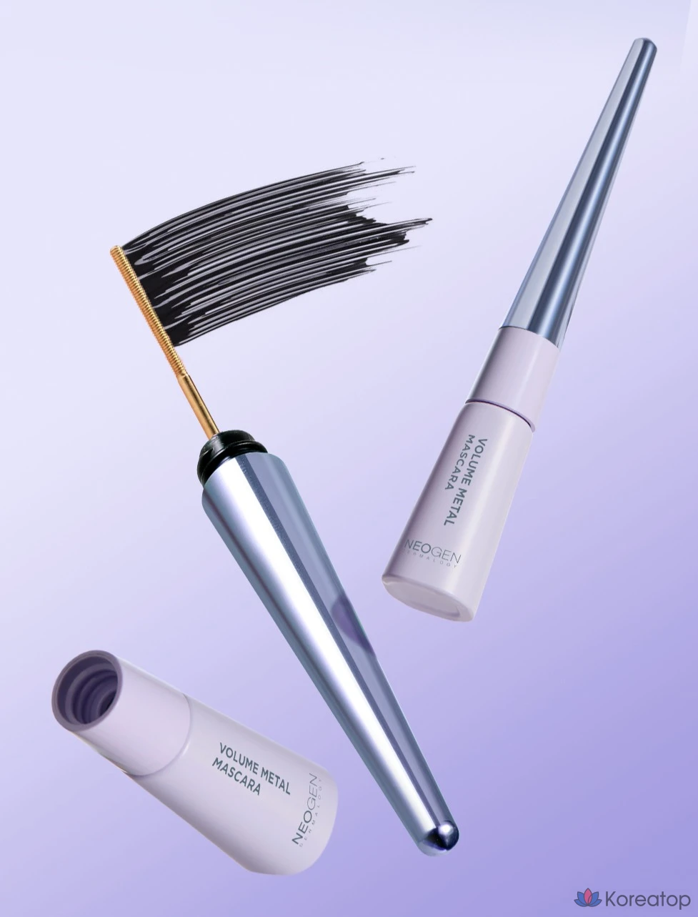 Тушь для ресниц Neogen Dermalogy Volume Metal Mascara Set (основной продукт + сменный блок), оттенок Black, 1 шт.