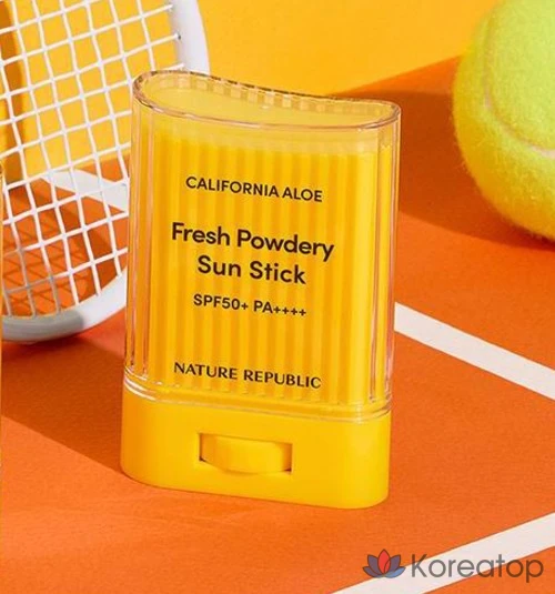 Солнцезащитный стик Nature Republic California Aloe Soothing Sun Stick SPF50+ PA++++, 24 г, 1 шт.