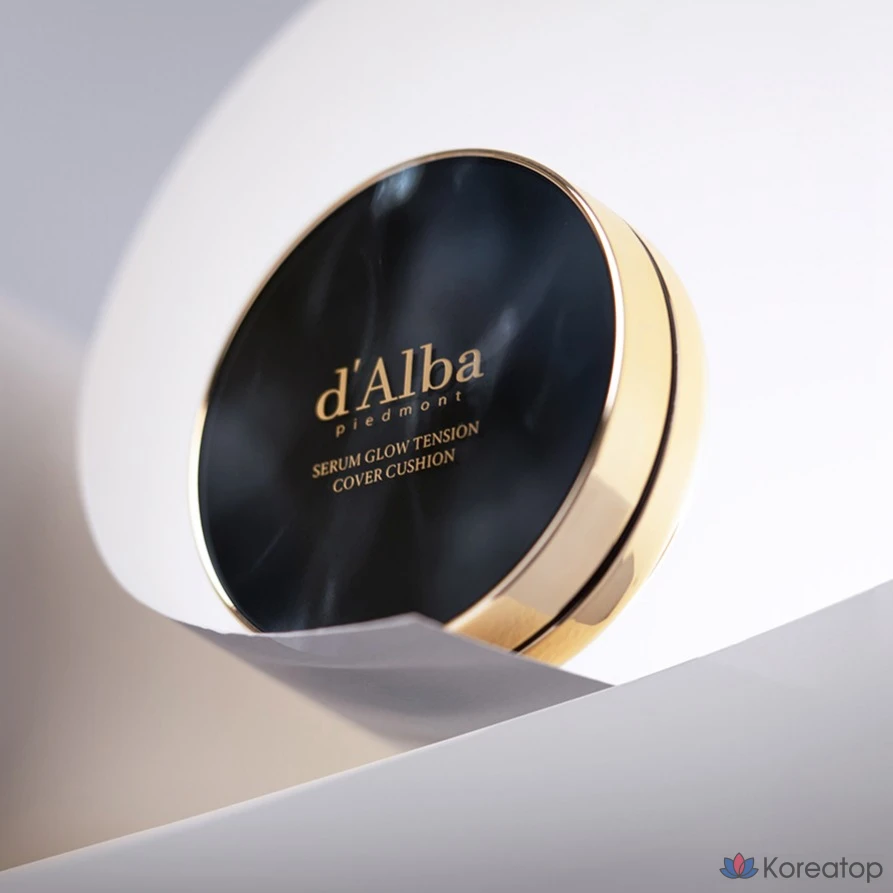Кушон d'Alba Serum Glow Tension Cover Cushion, оттенок 23, 17 г + 17 г, 1 шт.