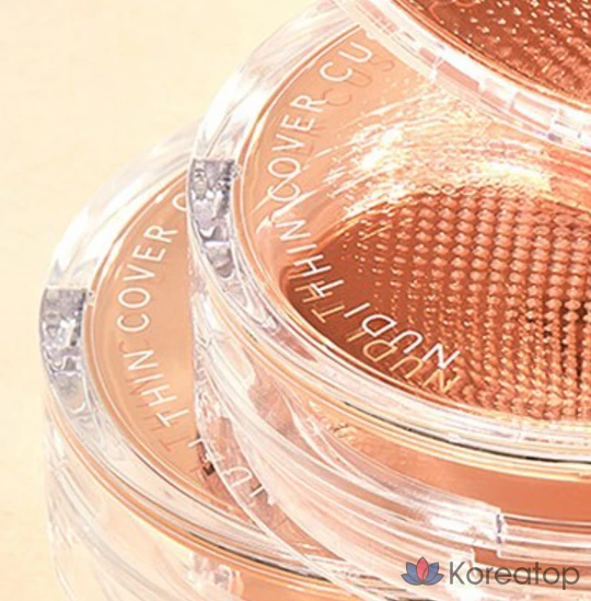 Кушон HANSKIN Nudie Thin Cushion Foundation, оттенок Pure Beige, 12 г, 1 шт., фото 8