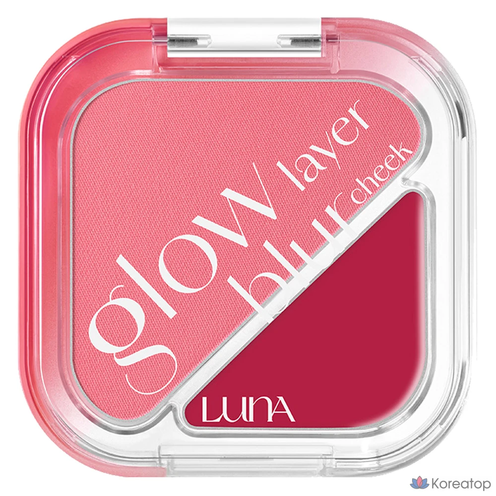 Блендер для румян Luna Glow Layer Blur Cheek Blusher, оттенок Cherry Compote, 10 г, 1 шт.
