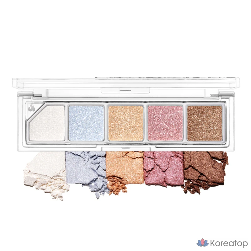 Палитра для лица Unleashia Mood Shower Face Palette, оттенок No.101 Ballerino Shower, 1 шт.