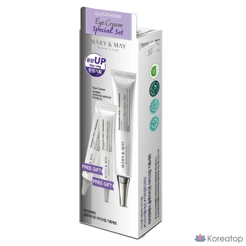 Крем для глаз Mary&amp;May Tranexamic Acid + Glutathione Eye Cream, 30 г, 1 шт.
