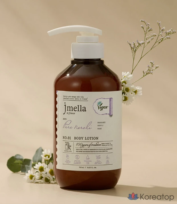 Лосьон для тела Jmella In France Pure Neroli Vegan Body Lotion, 500 мл, 1 шт.