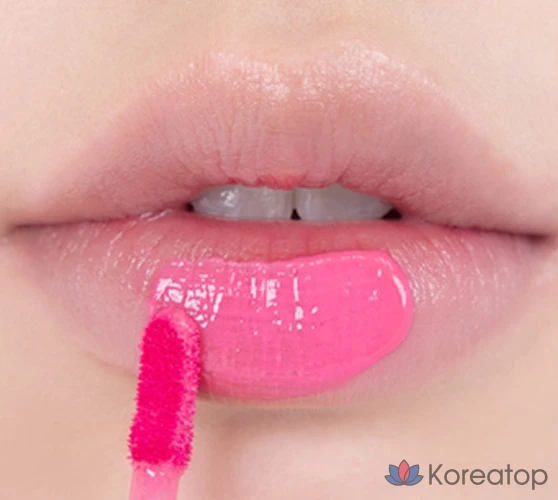Тинт для губ ROM&ND Dewyful Water Tint, оттенок Mellow Pink, 10 г, 1 шт., фото 7