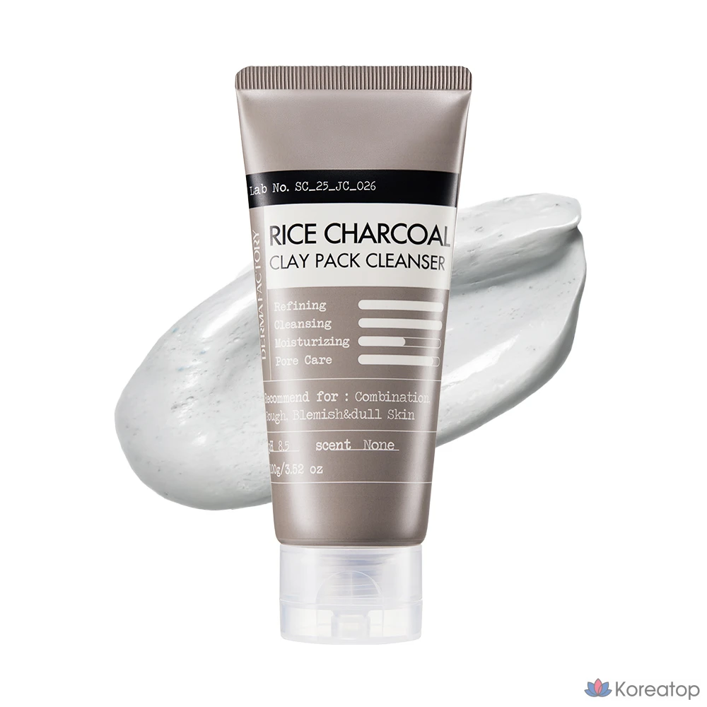 Глиняный пилинг-очищение Derma Factory Smooth Pore Clay Pack Cleanser, 100 г, 1 шт.
