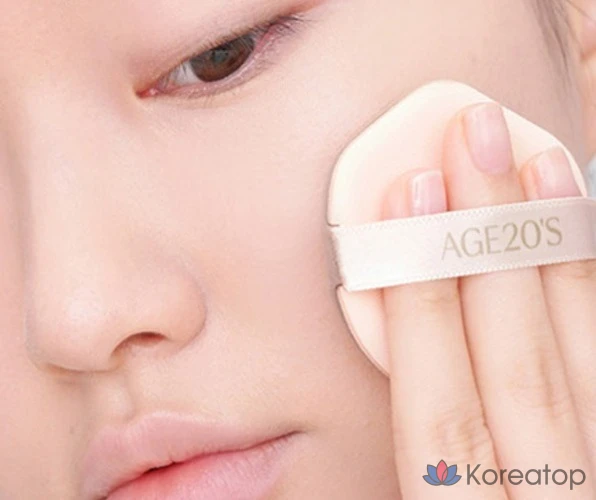 Кушон AGE 20's Signature Essence Cover Foundation Pact Master Moisture, оттенок 21, 14 г, 2 шт.