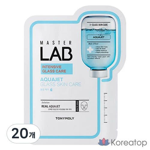 Тканевая маска для лица Tony Moly Master Lab Aqua Jet Mask Sheet, 20 шт.