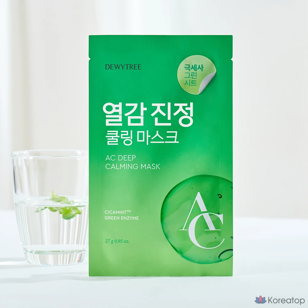 Тканевая маска для лица Dewytree AC Deep Soothing Mask, 20 шт., фото 2