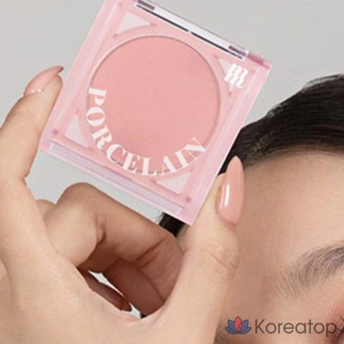 Румяна MERZY Porcelain Cheek Blusher, оттенок Bloom Pink, 4.2 г, 1 шт., фото 6