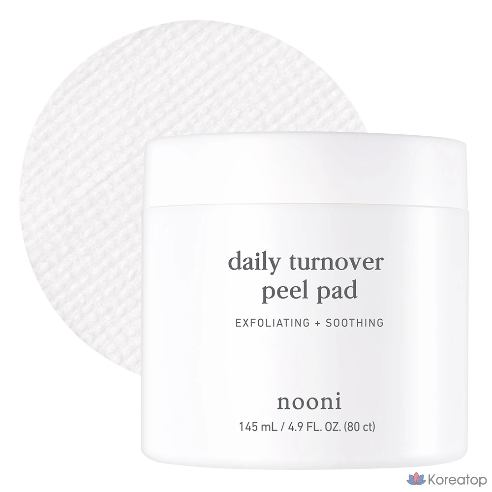Пэды для лица NOONI AHA Daily Pore Clear Gel Pad, 145 мл, 80 шт.